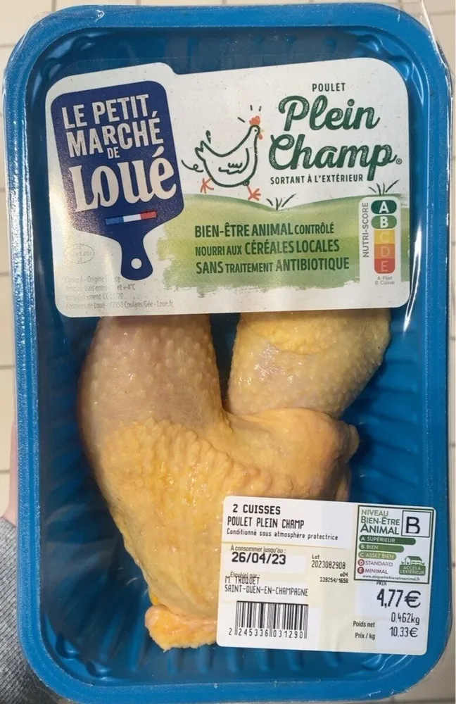 2 Cuisses de poulet
