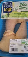 2 cuisses poulet plein champ