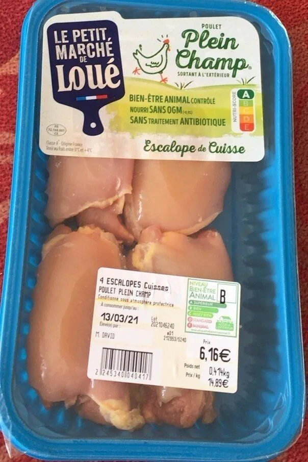 Poulet plein champ