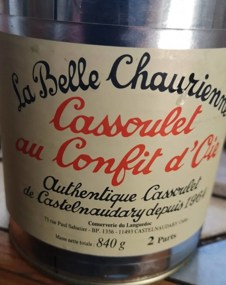 Cassoulet au confit d'oie