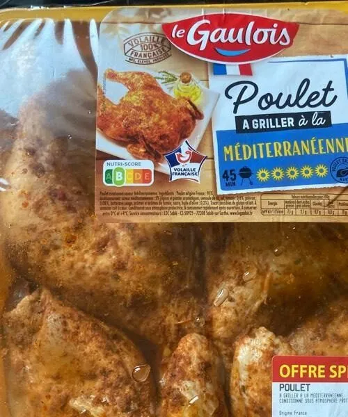 Poulet à griller à la méditerranéenne