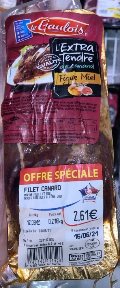 L’extra tendre de canard