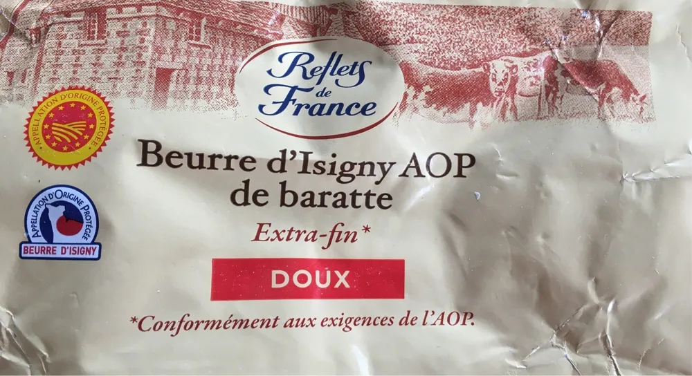 Beurre d'Isigny AOP de baratte