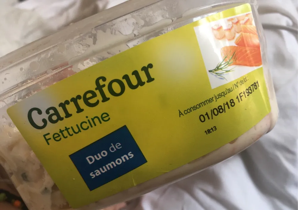 Fettucine duo de saumons