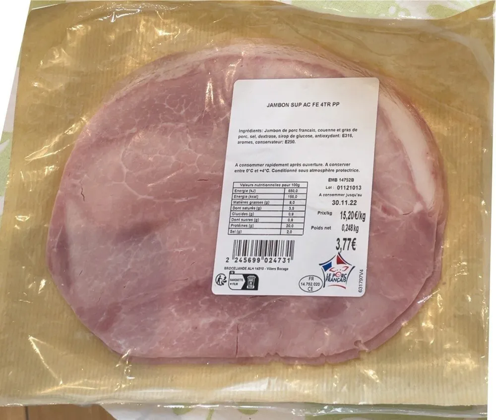 Jambon Sup Ac Fe 4TR PP