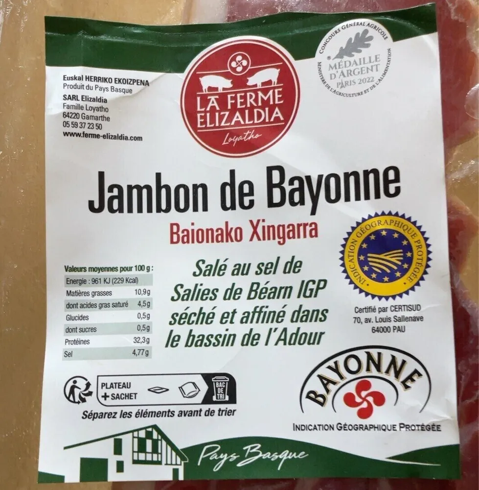 Jambon bayonne