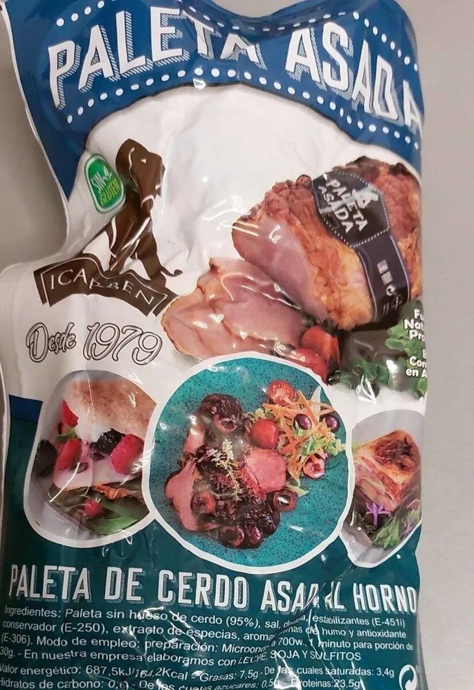 Paleta asada al horno