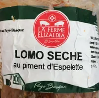 Lomo seche au piment d'espelette