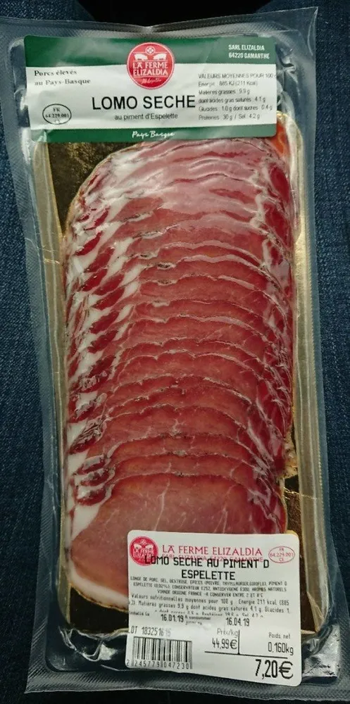 Lomo séché