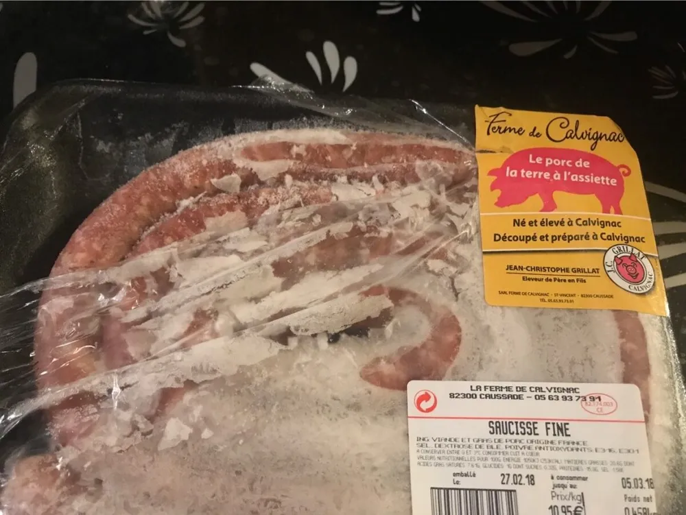 Saucisse fine