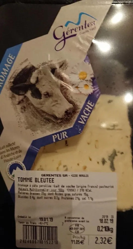 Tomme bleutée