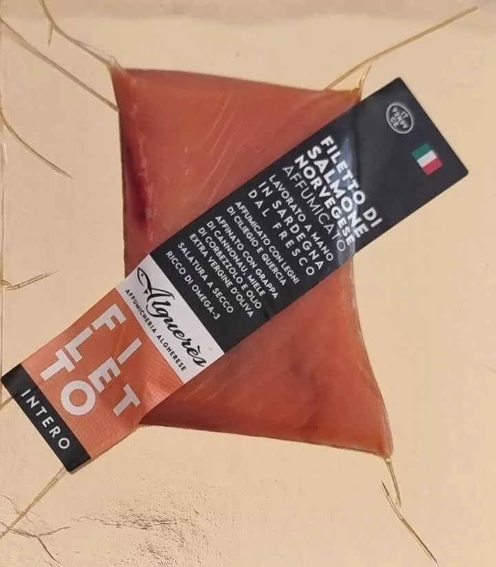 Filetto di salmone norvegese affumicato
