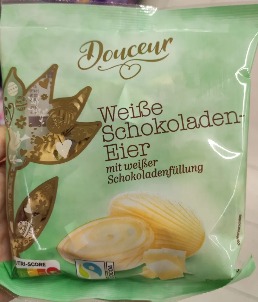 Weisse Schokoladen Eier