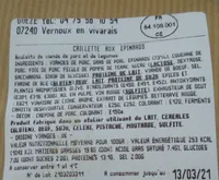 Caillette aux épinards