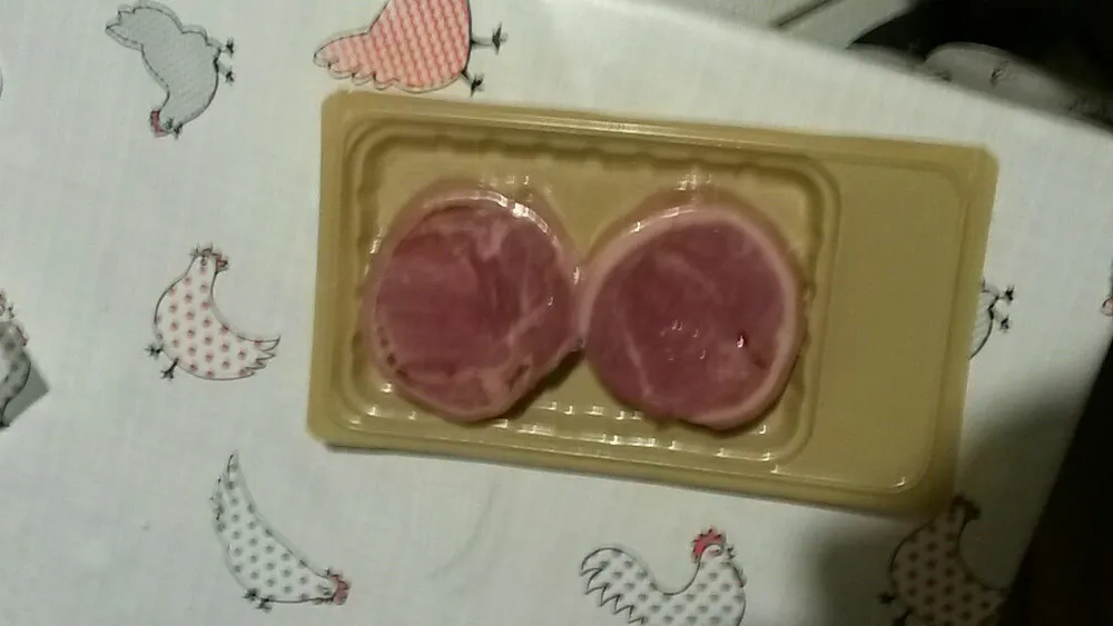 coeur de museau de porc cuit
