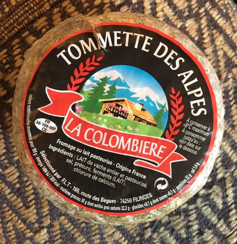 Tommette des alpes La colombiere