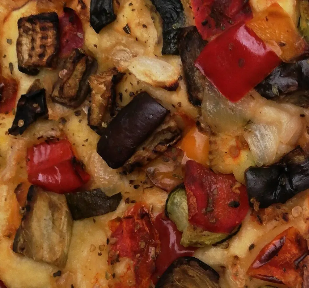 Focaccia gril groente