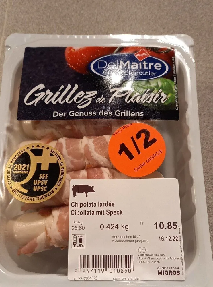 Chipolata lardée