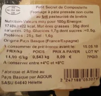 Petit secret de Compostelle