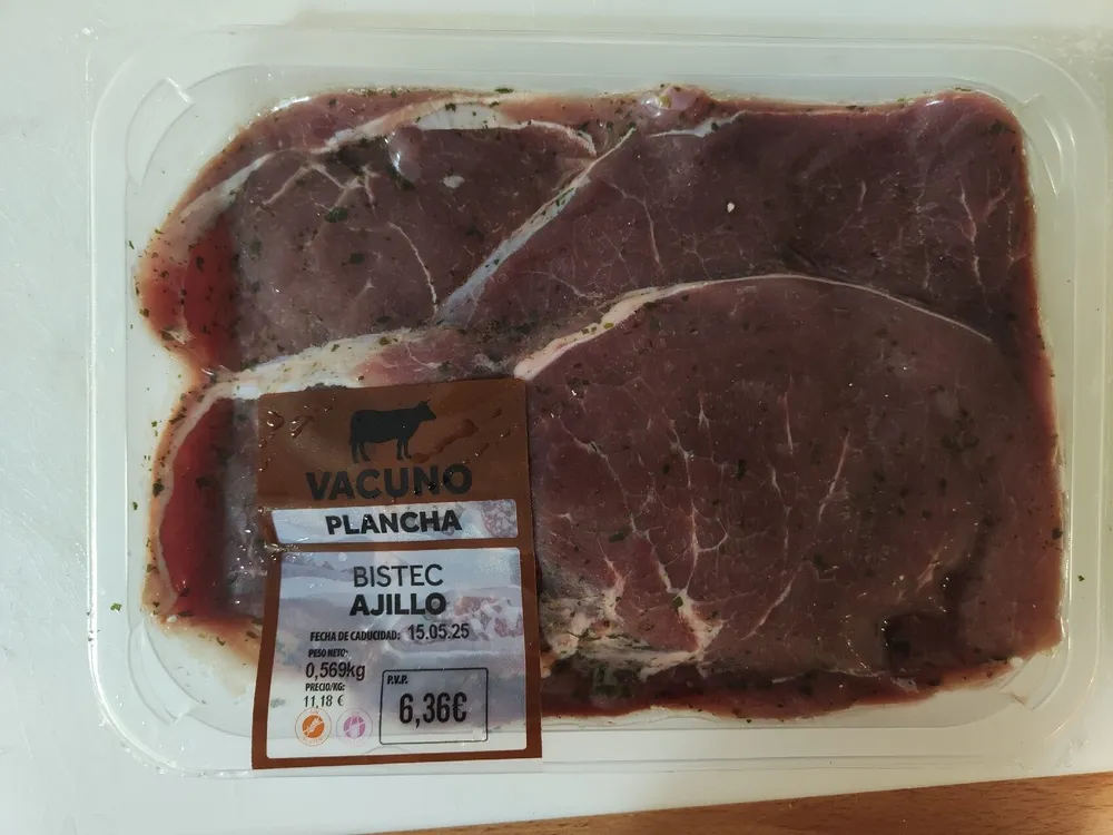 Bistec De Vacuno Al Ajillo
