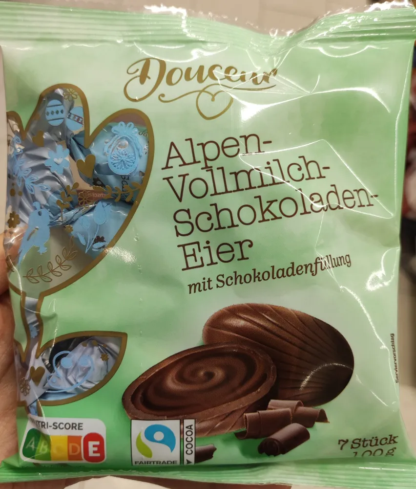 Alpen-Vollmilch-Schokoladen Eier