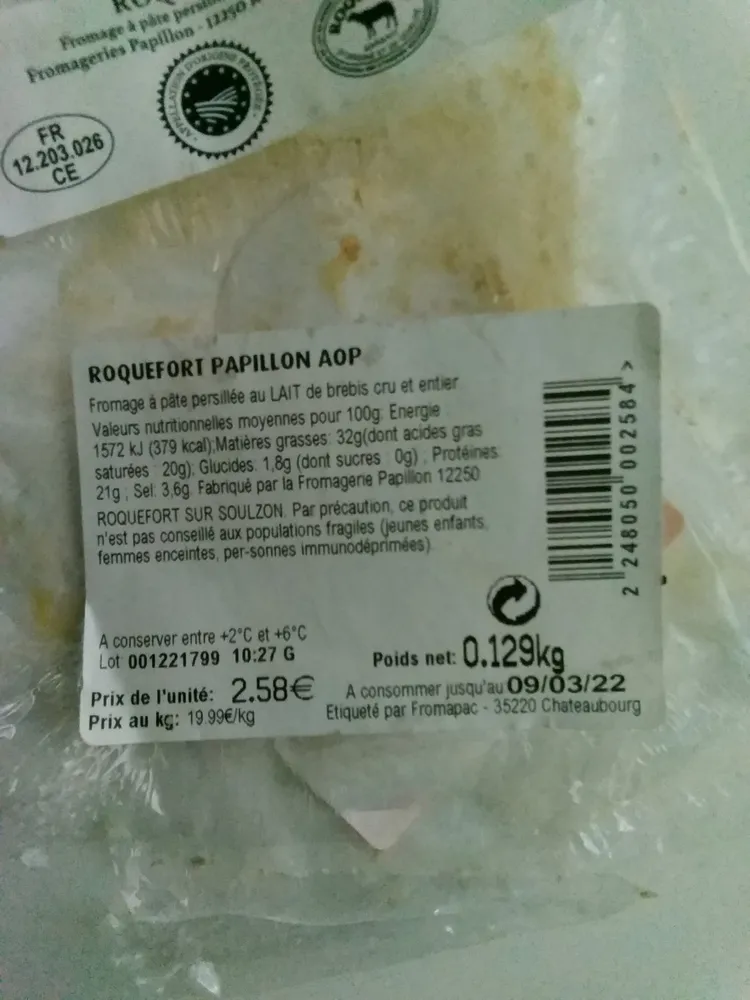 Roquefort Papillon
