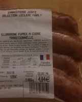 Saucisse lorraine fumée à cuire