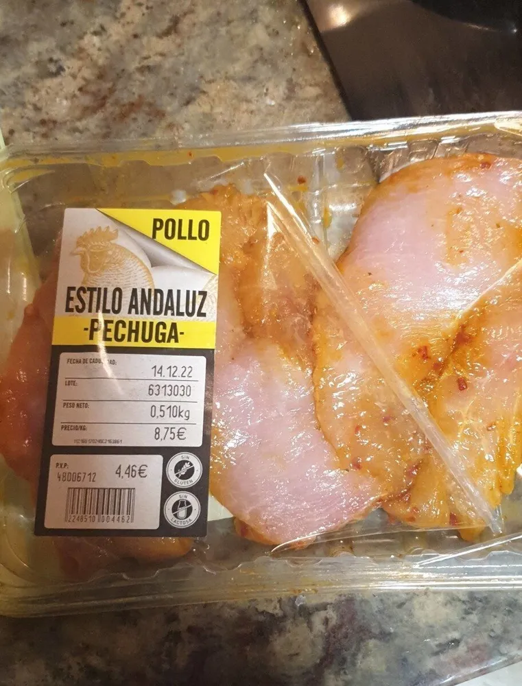 Pechuga estilo Andaluz