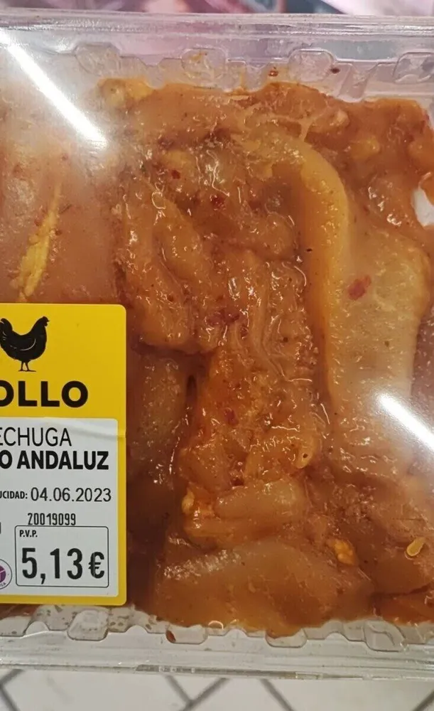 Pechuga pollo estilo andaluz