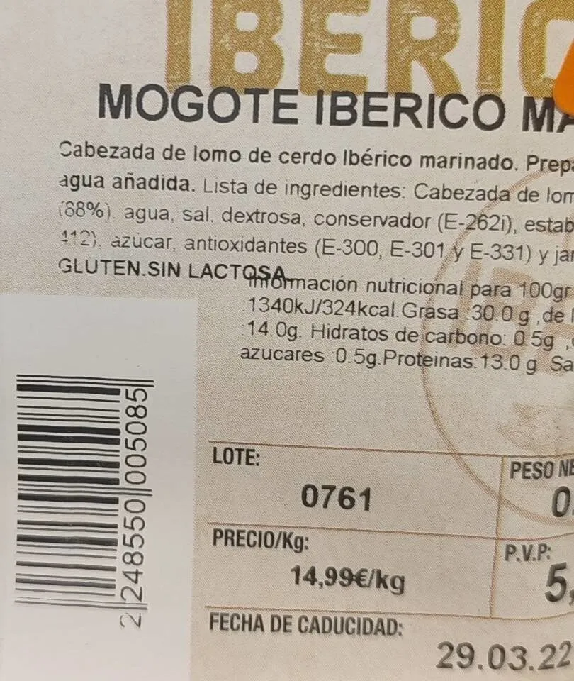 Mogote ibérico
