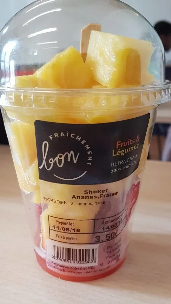 Shaker Ananas Fraise