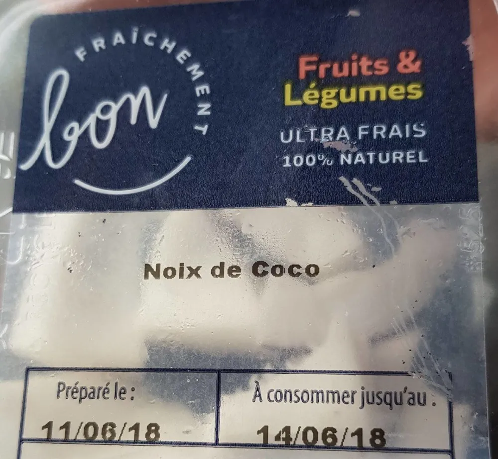 Noix de coco fraîche