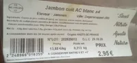 Jambon cuit AC blanc