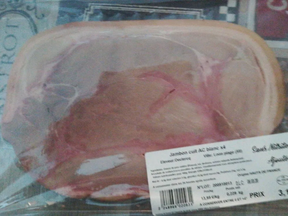 Jambon cuit ac blanc