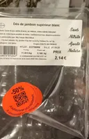 Dés de jambon supérieur blanc