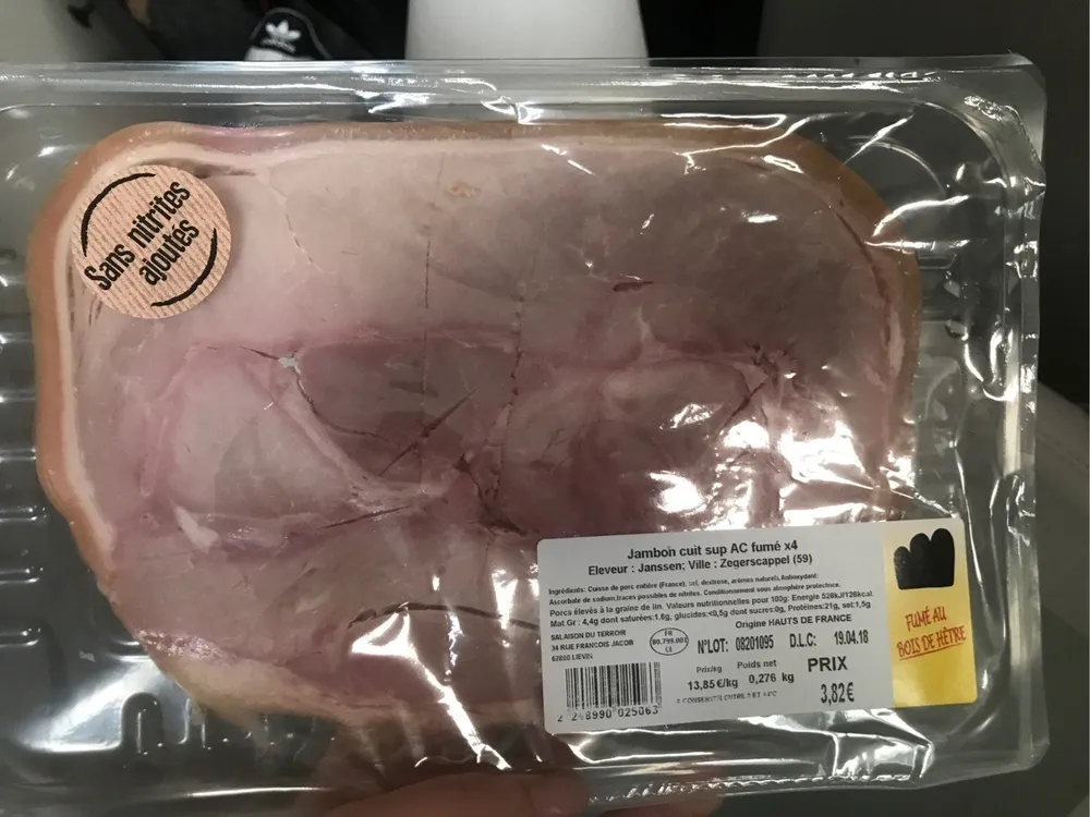 Jambon cuit sup fumé