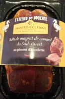 Rôti de magret de canard au piment d'espelette