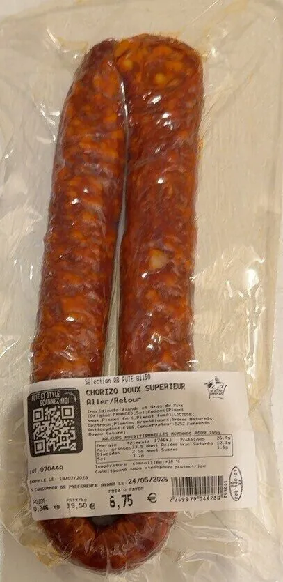 chorizo doux supérieur