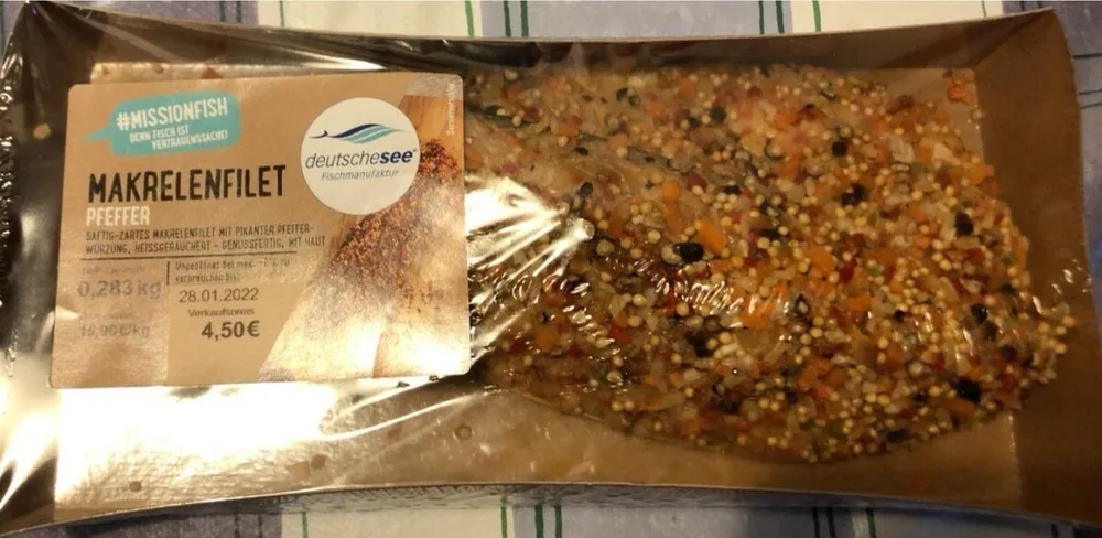 Makrelenfilet, Pfeffer