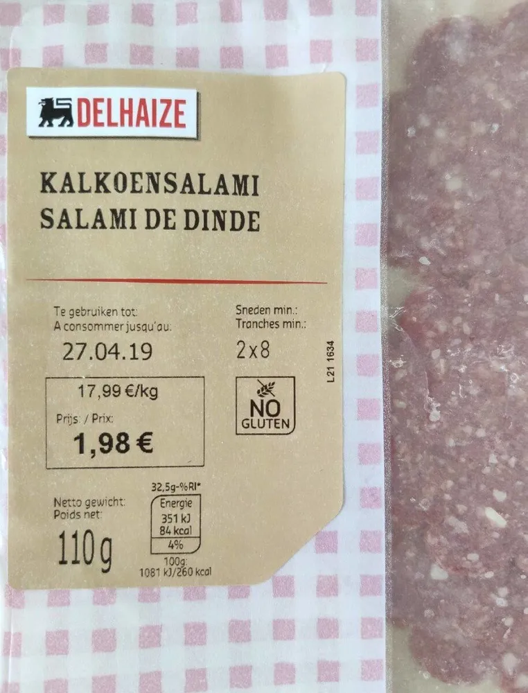 Salami de dinde