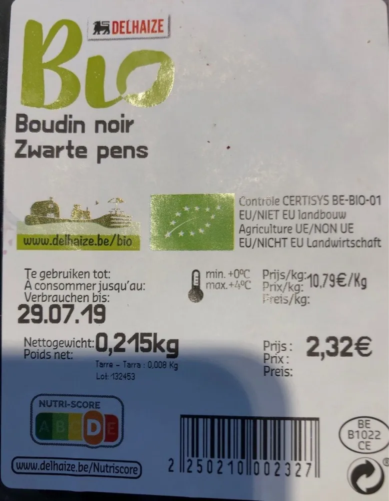 Boudin noir