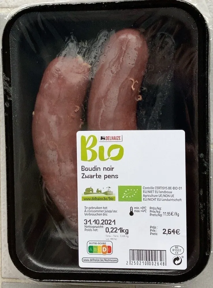 Boudin noir bio