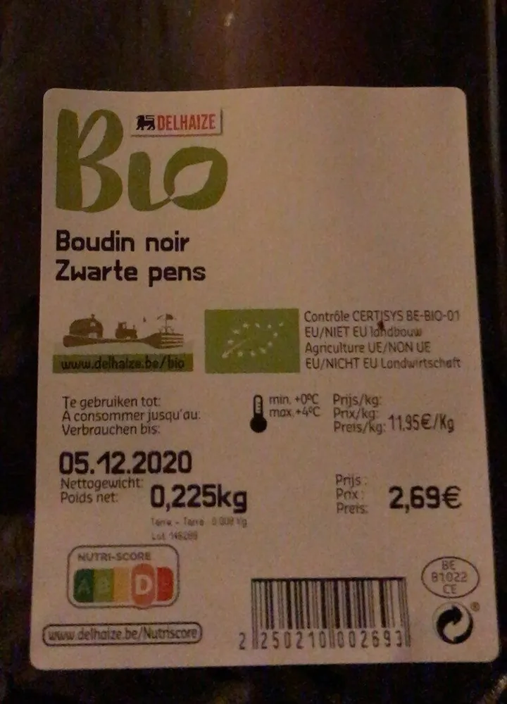 Boudin noir