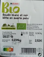 Boudin blanc et noir