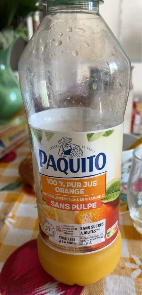 100% pur jus d’orange