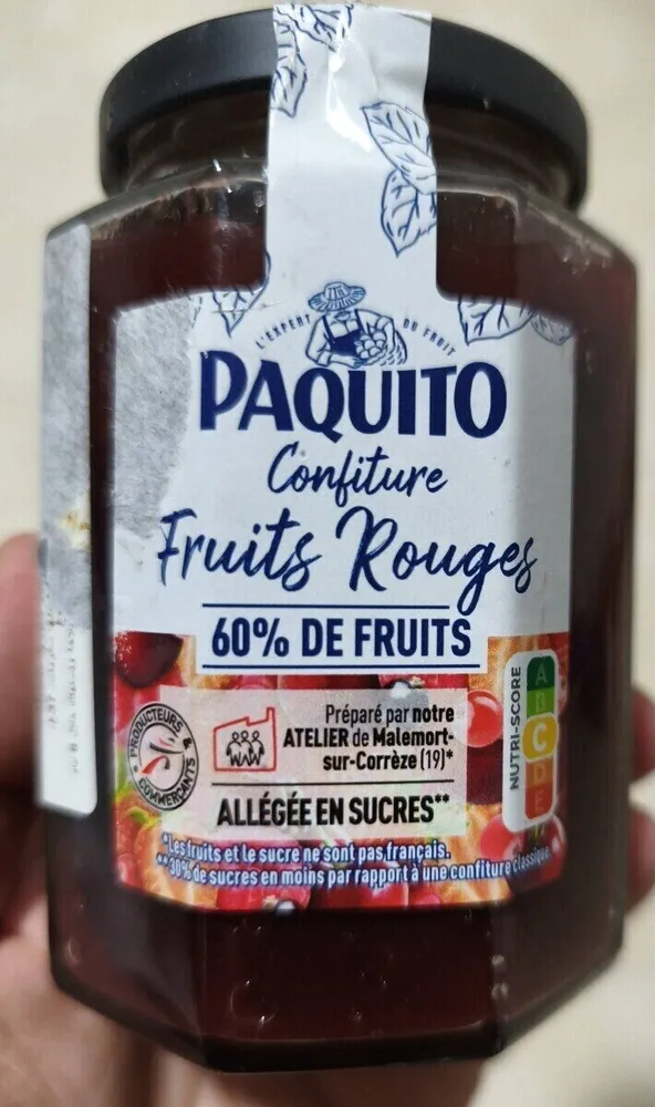 Confiture Fruits Rouges Allégée En Sucre