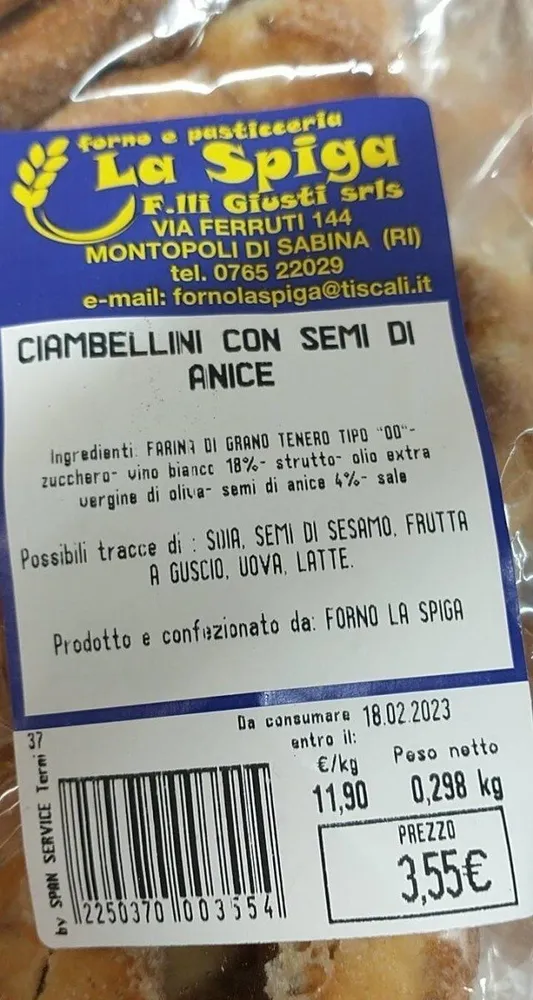 Ciambelline all'anice