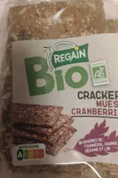 Crackers müesli cranberries
