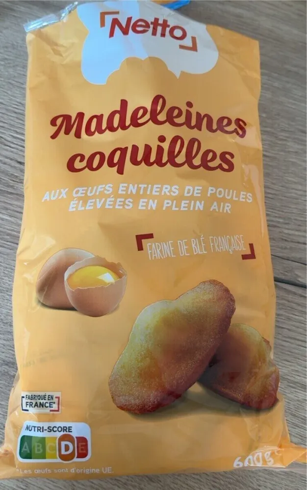 Madeleines coquilles