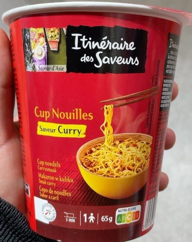 Cup nouilles saveur curry